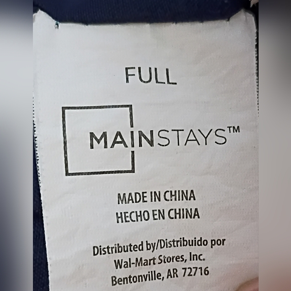 Navy Blue Full Size Comforter - Picture 4 of 4